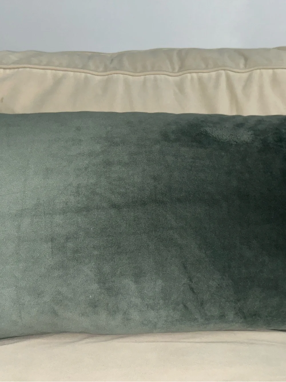 Plush Velvet Lumbar Accent Pillow in Charcoal Gray